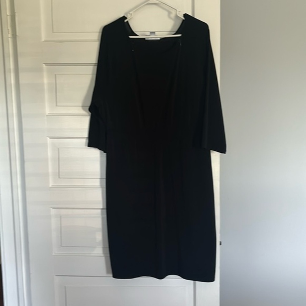 Motherhood Black Maternity Sheath Dress